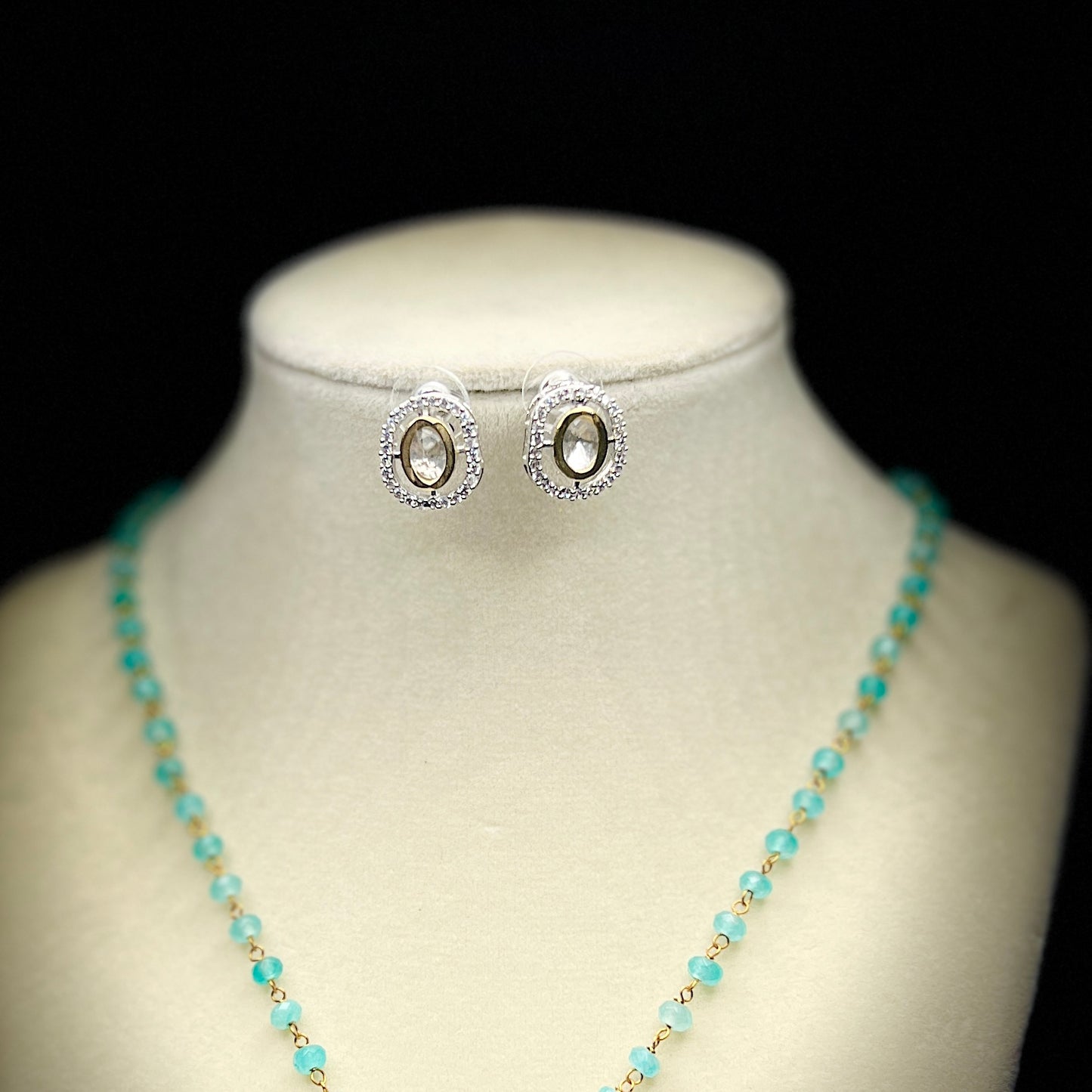 Triple Drop Pendant Necklace with Gemstone Carving |Best Seller |Gift for Her| Eloquent Gift of 2025