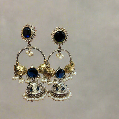 Elegant Traditional Jhumka Earrings – Handcrafted with Intricate Detailing