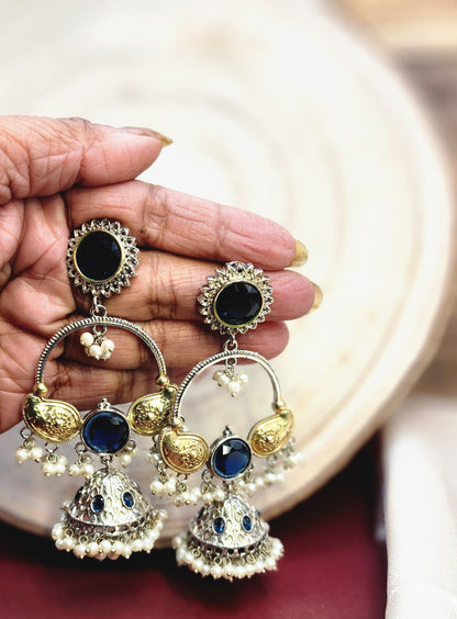 Elegant Traditional Jhumka Earrings – Handcrafted with Intricate Detailing