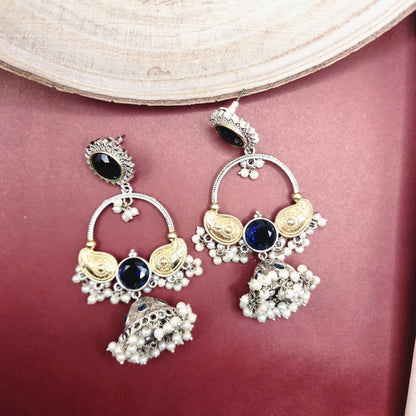 Elegant Traditional Jhumka Earrings – Handcrafted with Intricate Detailing