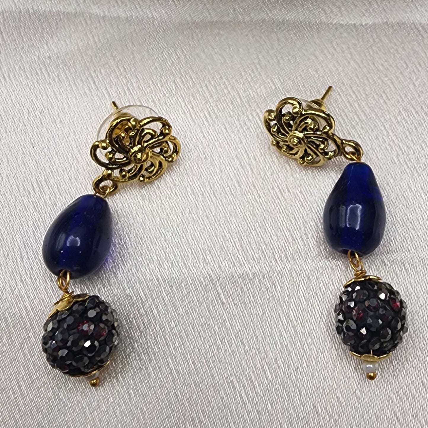Elegant Beaded Necklace & Earring Set | Semi-Precious Stone Jewelry | Multi-Color Variants | Statement Gift Set for Her